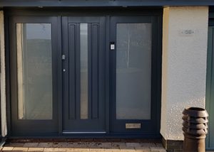 Oak Door Spray Painting Cheshire